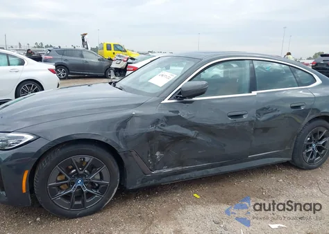 2024 BMW I4 Gran Coupe Edrive35 z USA, uszkodzony, nr VIN WBY43AW0XRFS24827